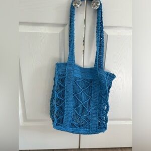 Blue beauty bag like a new